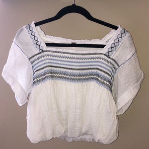 Free People: Wandering Skies Blouse